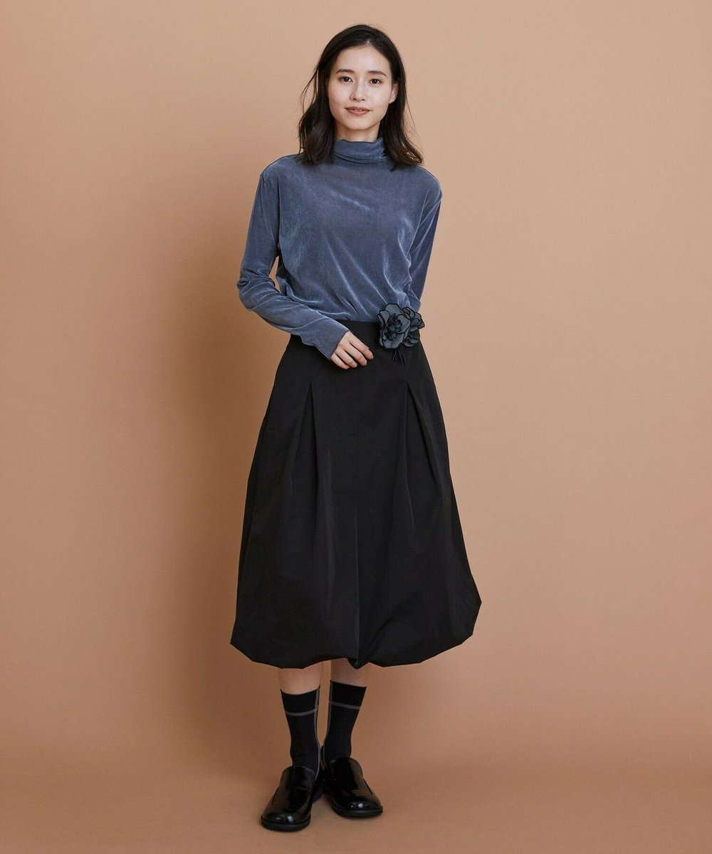 L'EQUIPE フロッキーチュールカットソー サックスブルー