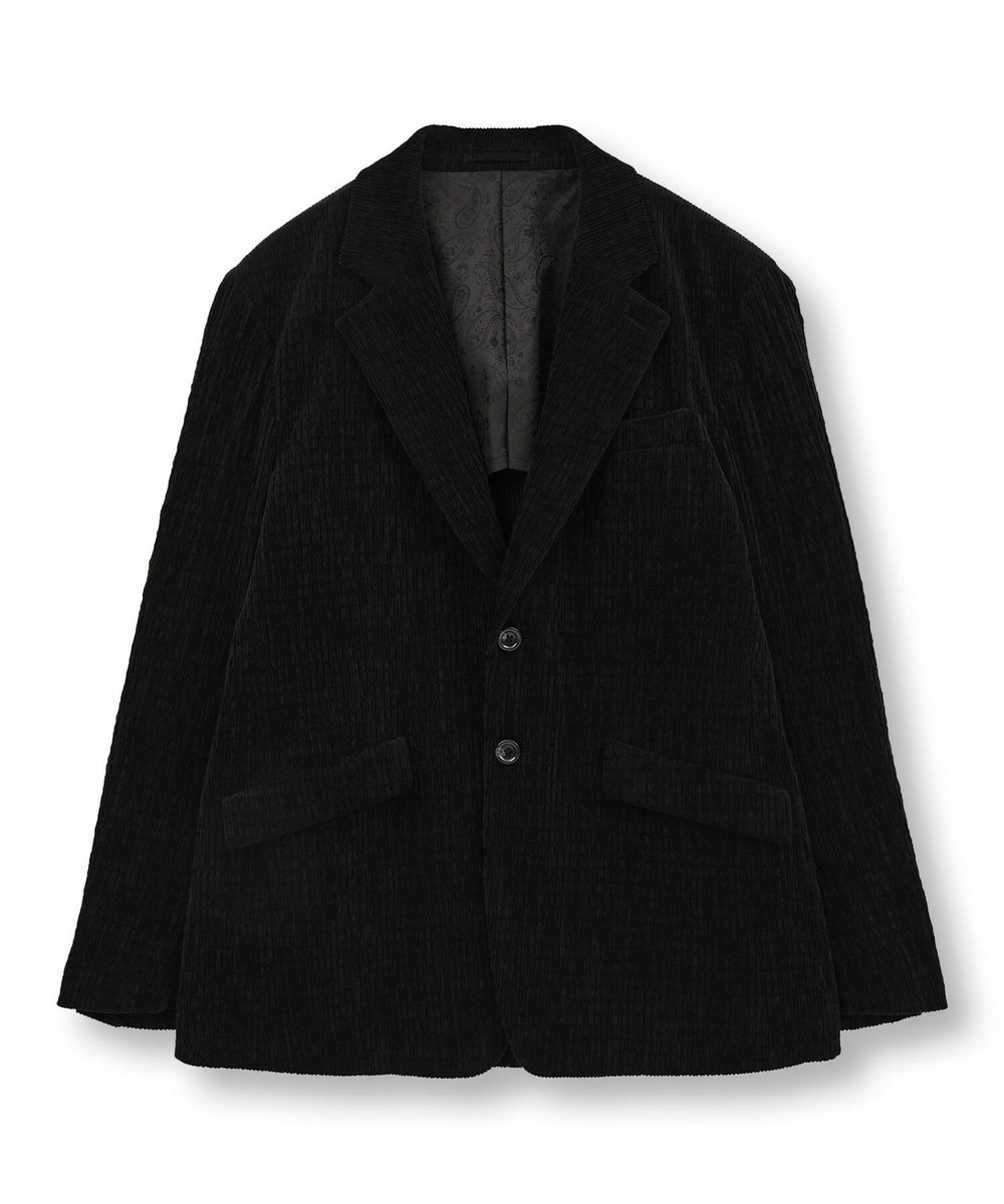MEN'S BIGI シャーリングコーデュロイジャケット＜ストレッチ＞ ブラック