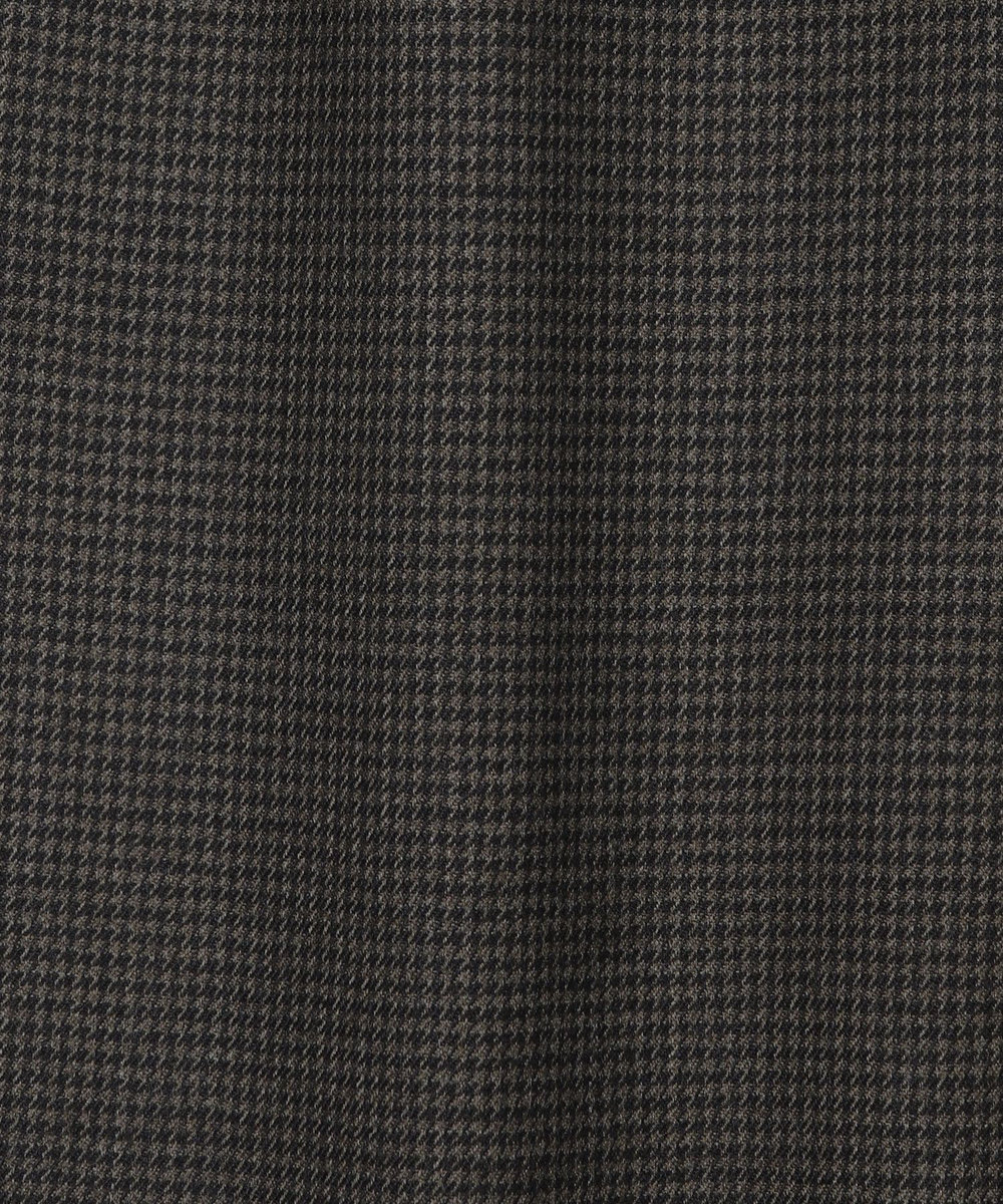 MEN'S BIGI 【50th Anniv . 中田 慎介】 WOOL HOUND'S TOOTH WIDE PANTS ブラウン