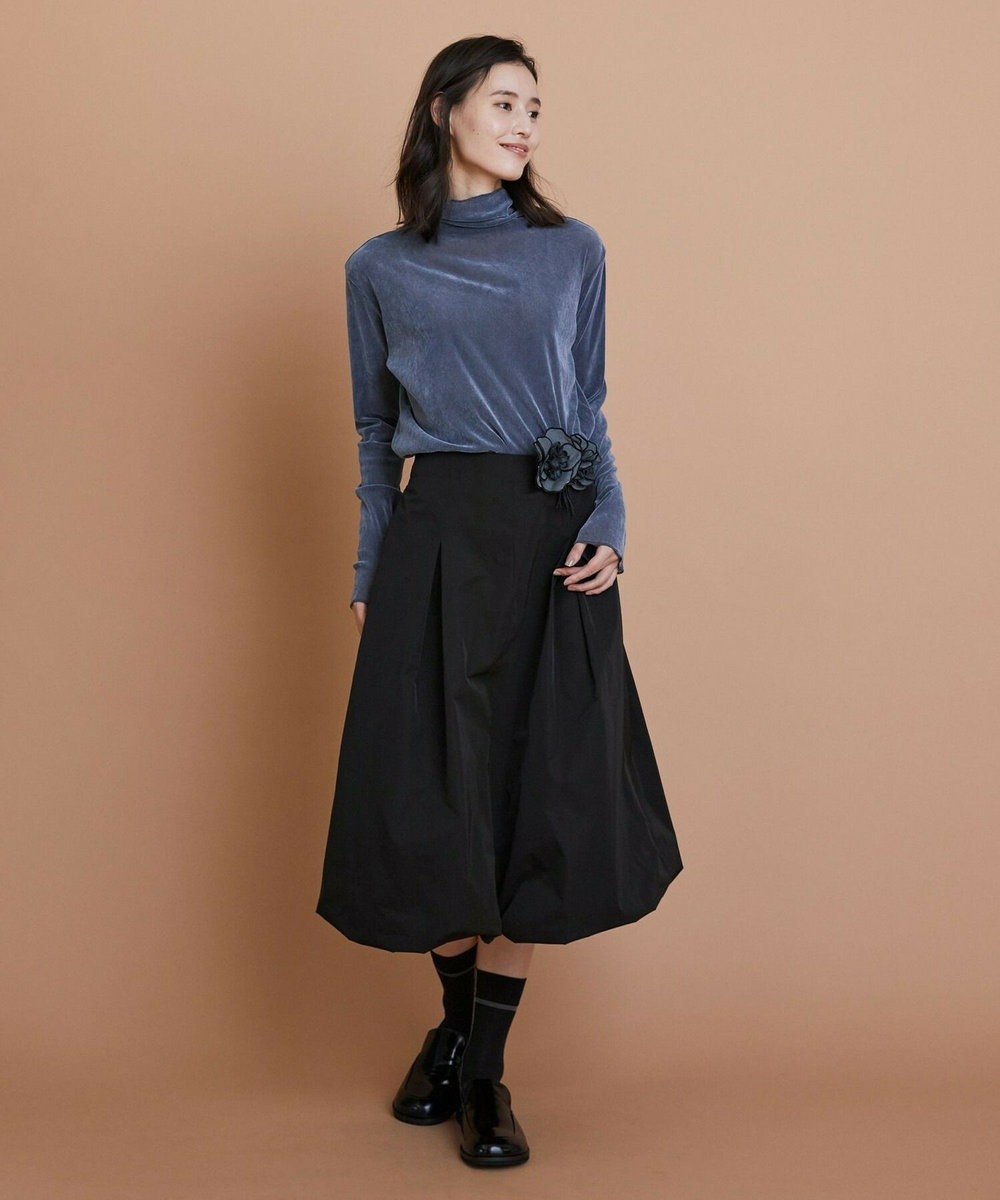 L'EQUIPE フロッキーチュールカットソー サックスブルー