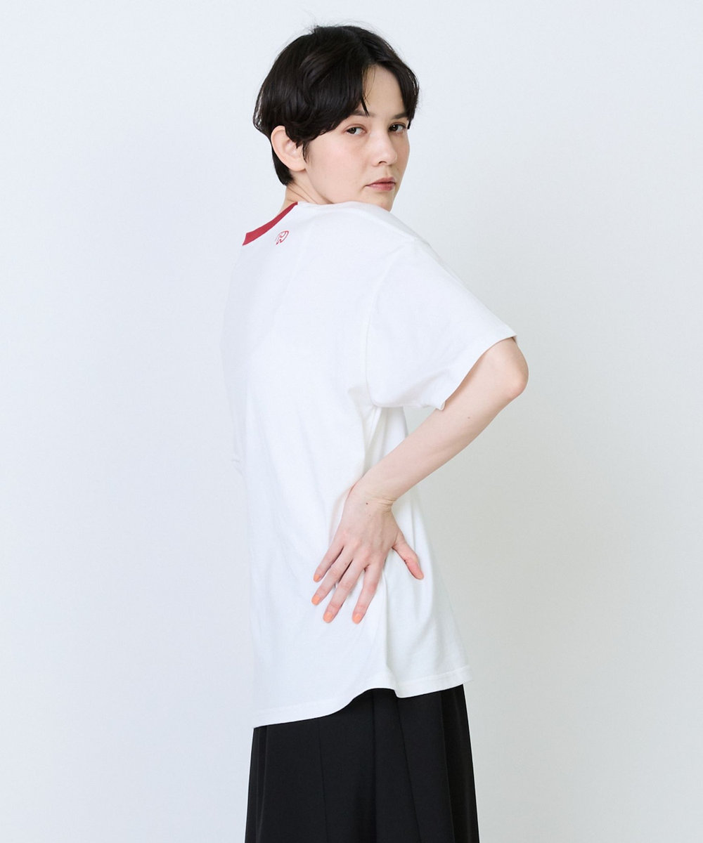 FRAPBOIS 《DOMDOMコラボ》バーガーTシャツ ホワイト