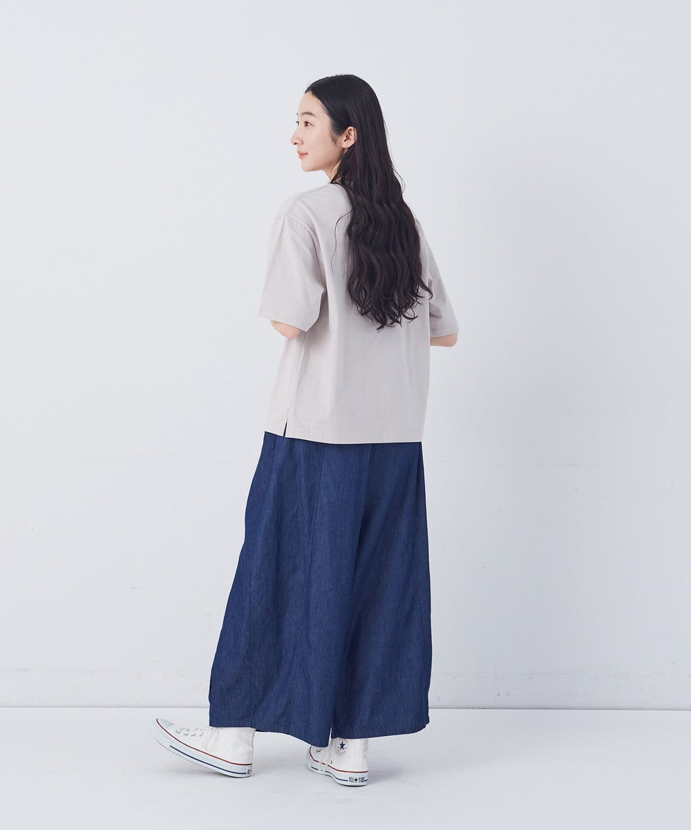 congés payés ADIEU TRISTESSE ベジタブルプリントTシャツ ベージュ