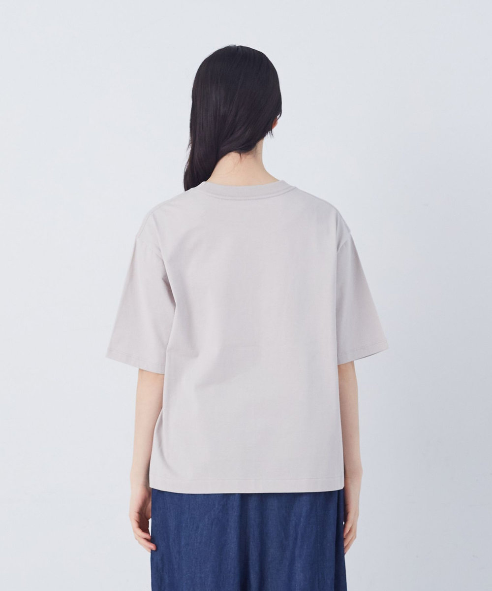 congés payés ADIEU TRISTESSE ベジタブルプリントTシャツ ベージュ