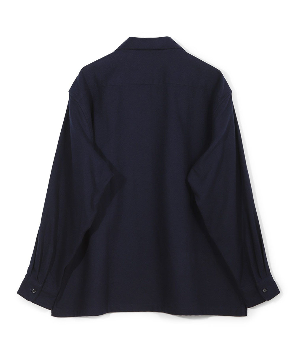 MEN'S BIGI 【50th Anniv . 菊池武夫】COTTON FLANNEL SHIRTS ネイビー