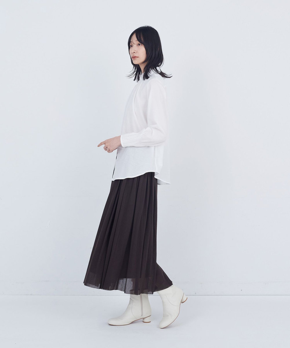 ADIEU TRISTESSE フリルカラーブラウス オフホワイト