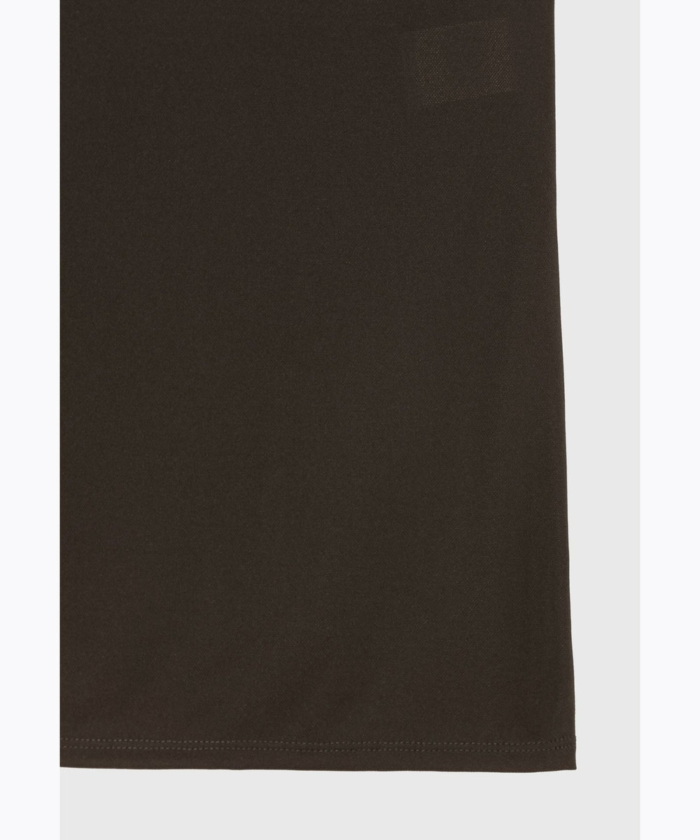 DÉPAREILLÉ TRIACETATE JERSEY SLEEVELESS TOPS / トリアセテートジャージースリーブレストップス ブラウン