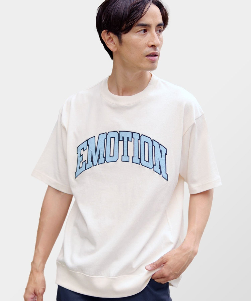 UNION STATION ヘビーウェイトカレッジTシャツ ホワイト