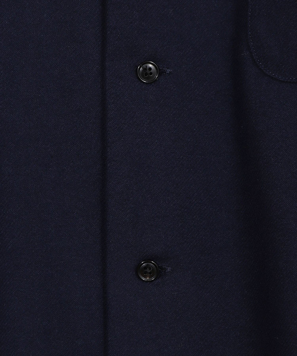MEN'S BIGI 【50th Anniv . 菊池武夫】COTTON FLANNEL SHIRTS ネイビー