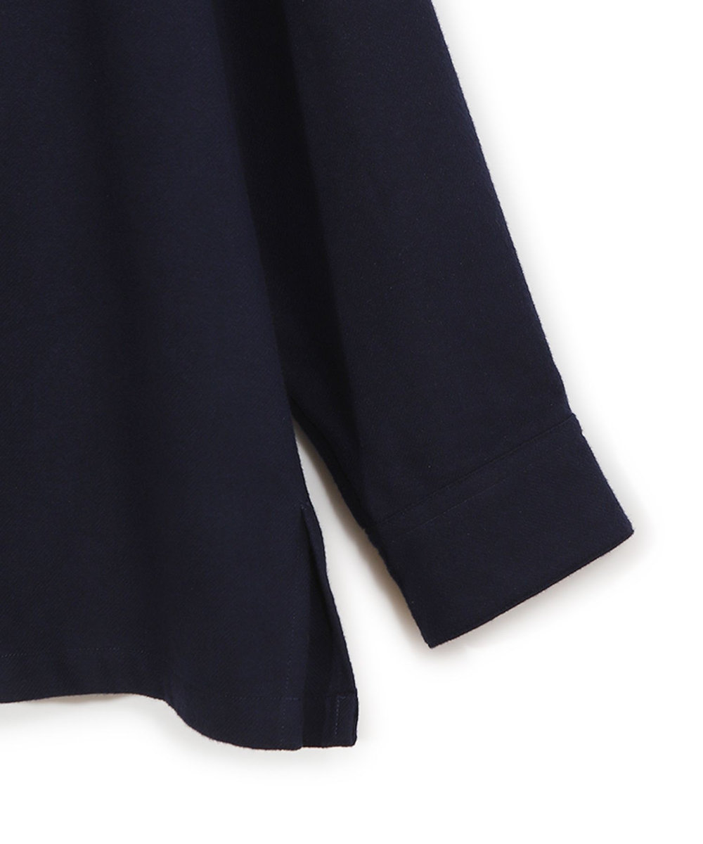 MEN'S BIGI 【50th Anniv . 菊池武夫】COTTON FLANNEL SHIRTS ネイビー