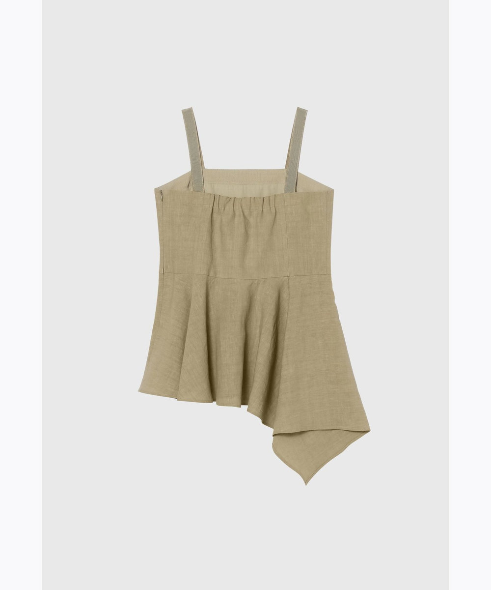 DÉPAREILLÉ WASHER LINEN BUSTIER / ワッシャーリネンビスチェ ベージュ