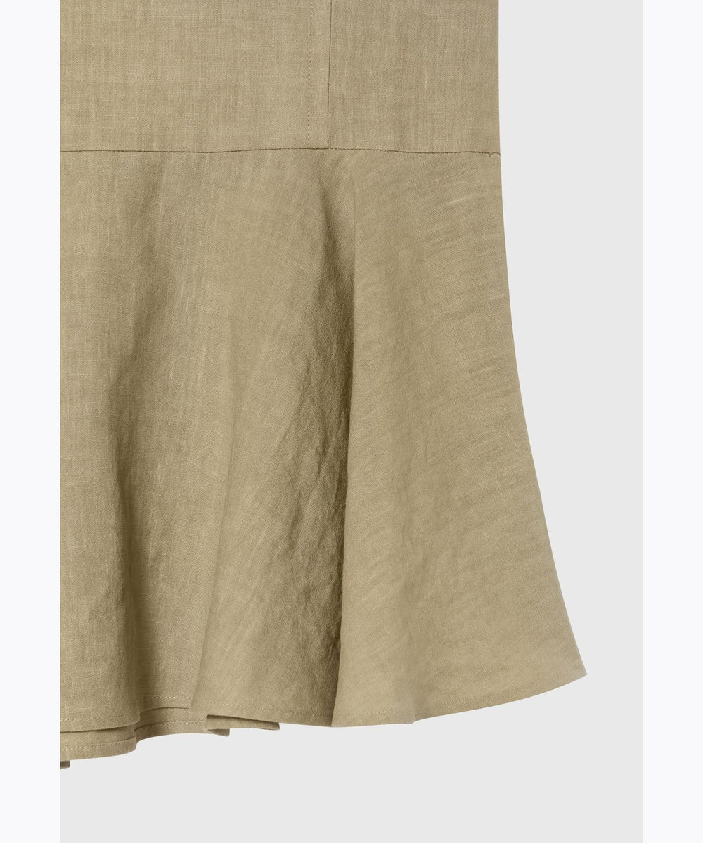 DÉPAREILLÉ WASHER LINEN BUSTIER / ワッシャーリネンビスチェ ベージュ