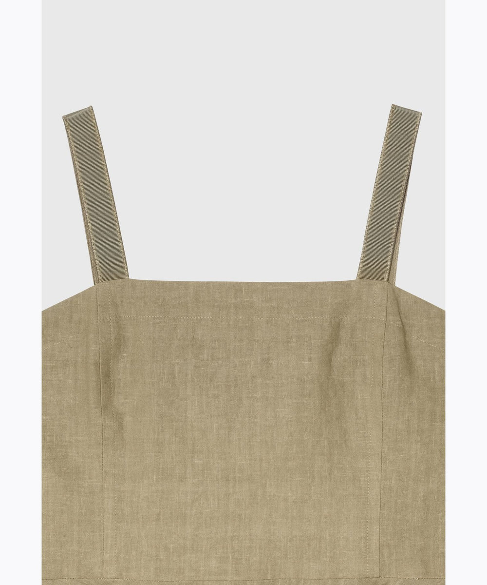 DÉPAREILLÉ WASHER LINEN BUSTIER / ワッシャーリネンビスチェ ベージュ
