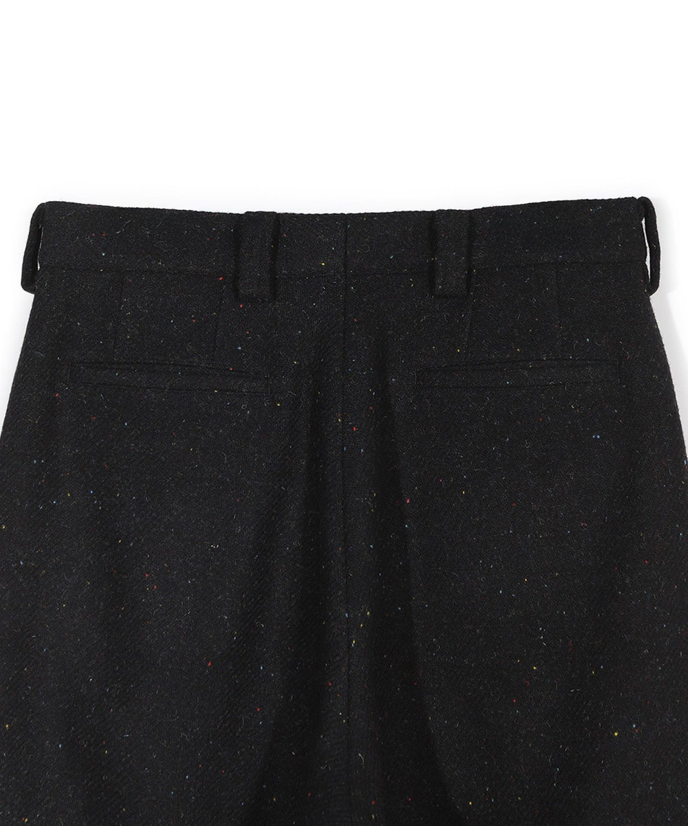 MEN'S BIGI 【50th Anniv . 菊池武夫】HARRIS TWEED COLOR NEP PANTS ブラック