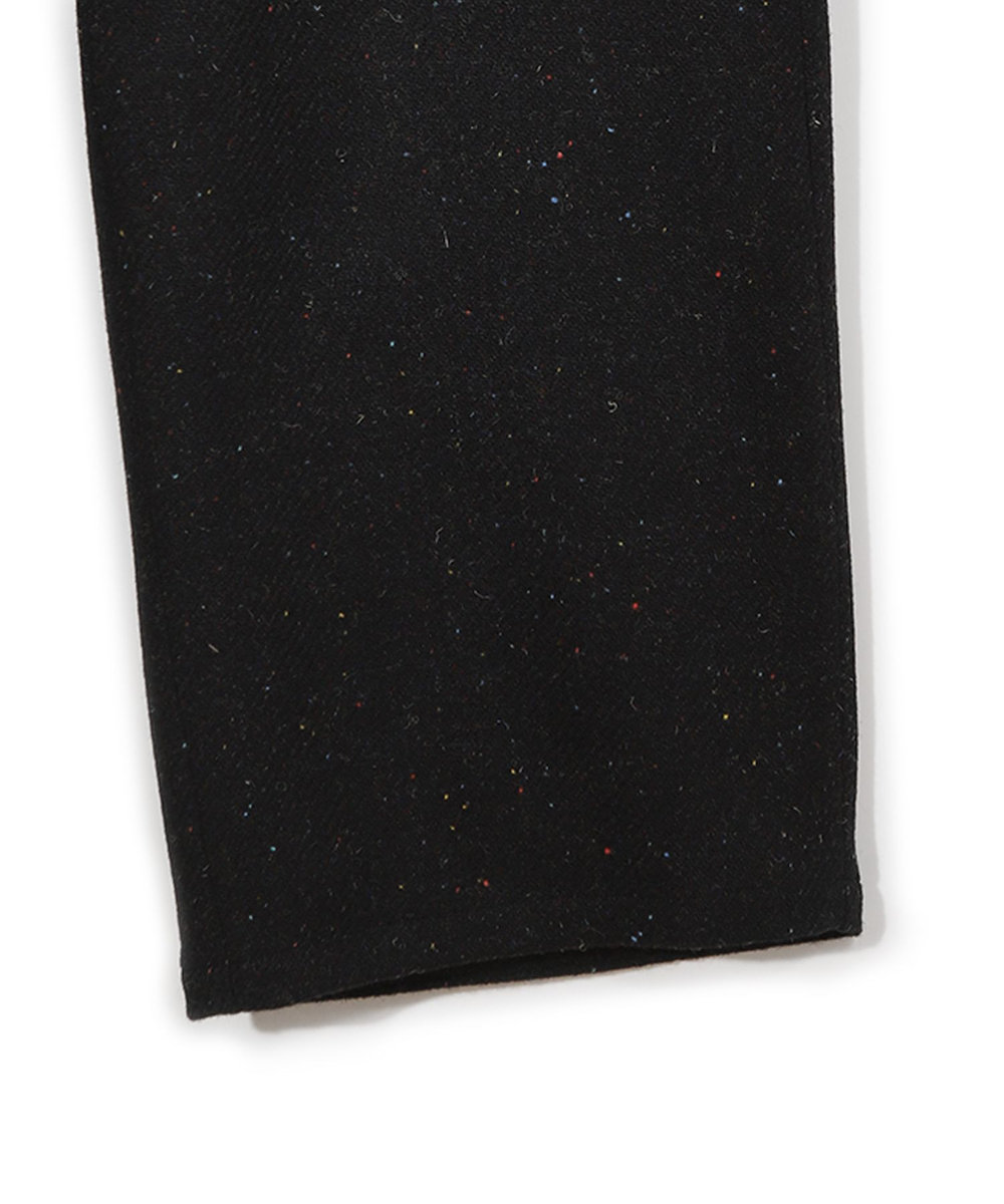MEN'S BIGI 【50th Anniv . 菊池武夫】HARRIS TWEED COLOR NEP PANTS ブラック
