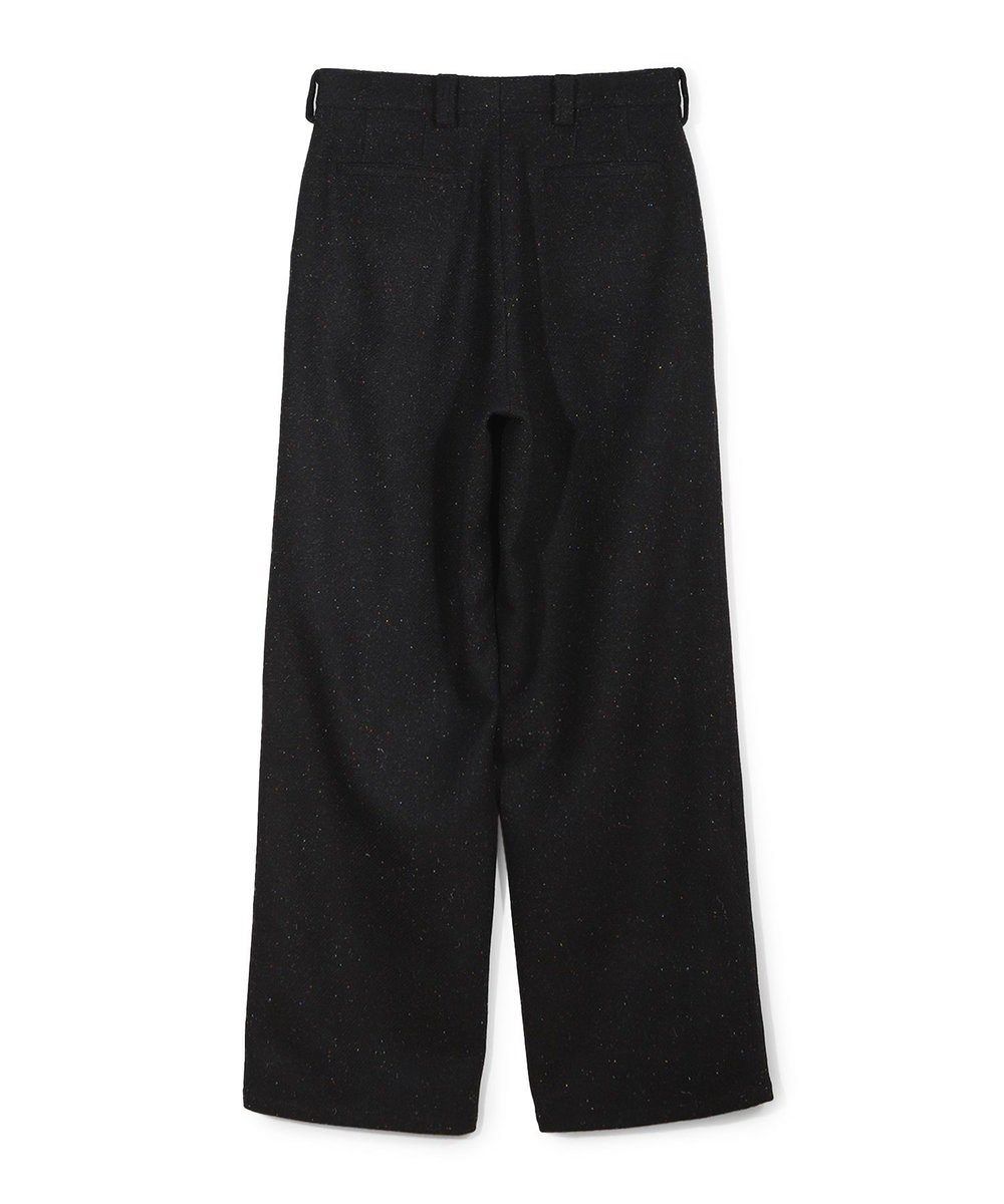 MEN'S BIGI 【50th Anniv . 菊池武夫】HARRIS TWEED COLOR NEP PANTS ブラック