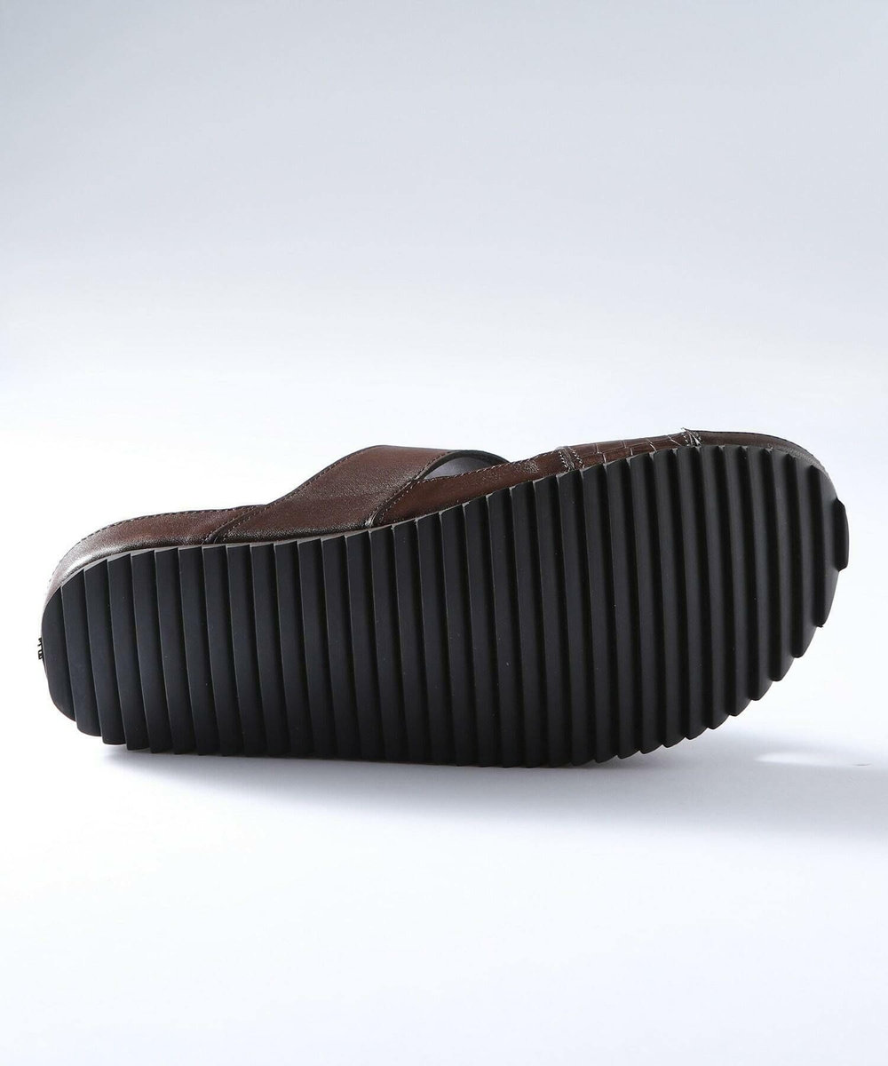 MEN'S BIGI 【Artesanos/アルテサノス】別注 レザークロスストラップサンダル ブラウン