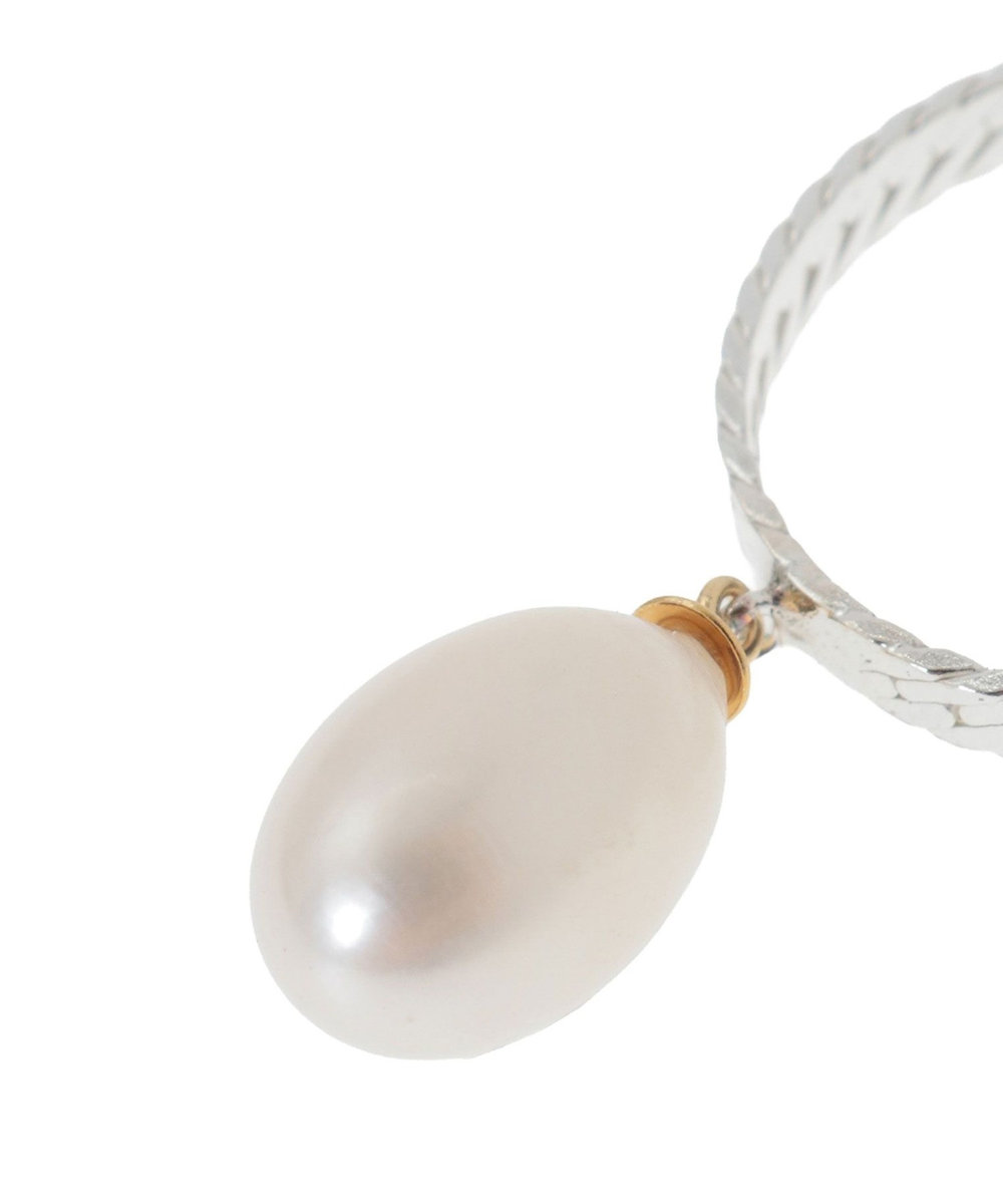 1er Arrondissement ＜YVETTE（イヴェット）＞スネークチェーンパールリング シルバー