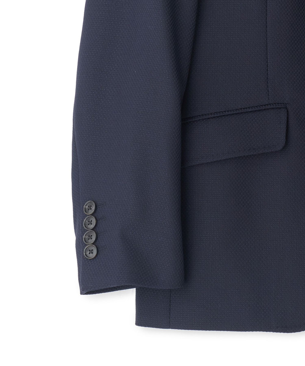 MEN'S BIGI ミックスヤーン/ホップサックテーラードジャケット ダークネイビー