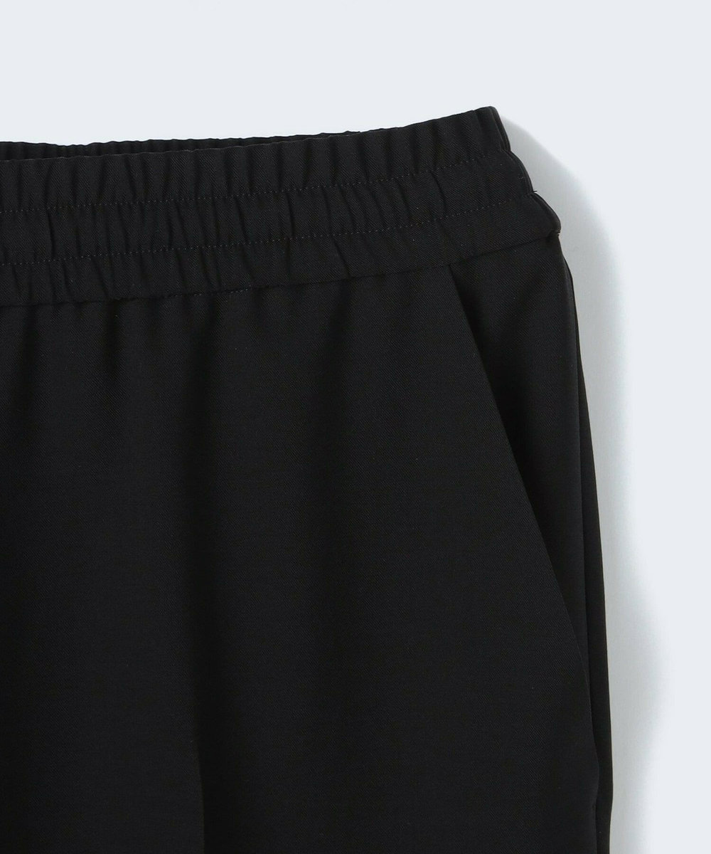 MOGA ナチュラルストレッチツイルテーパードパンツ ブラック