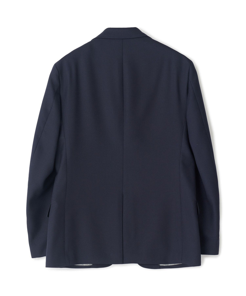 MEN'S BIGI ミックスヤーン/ホップサックテーラードジャケット ダークネイビー