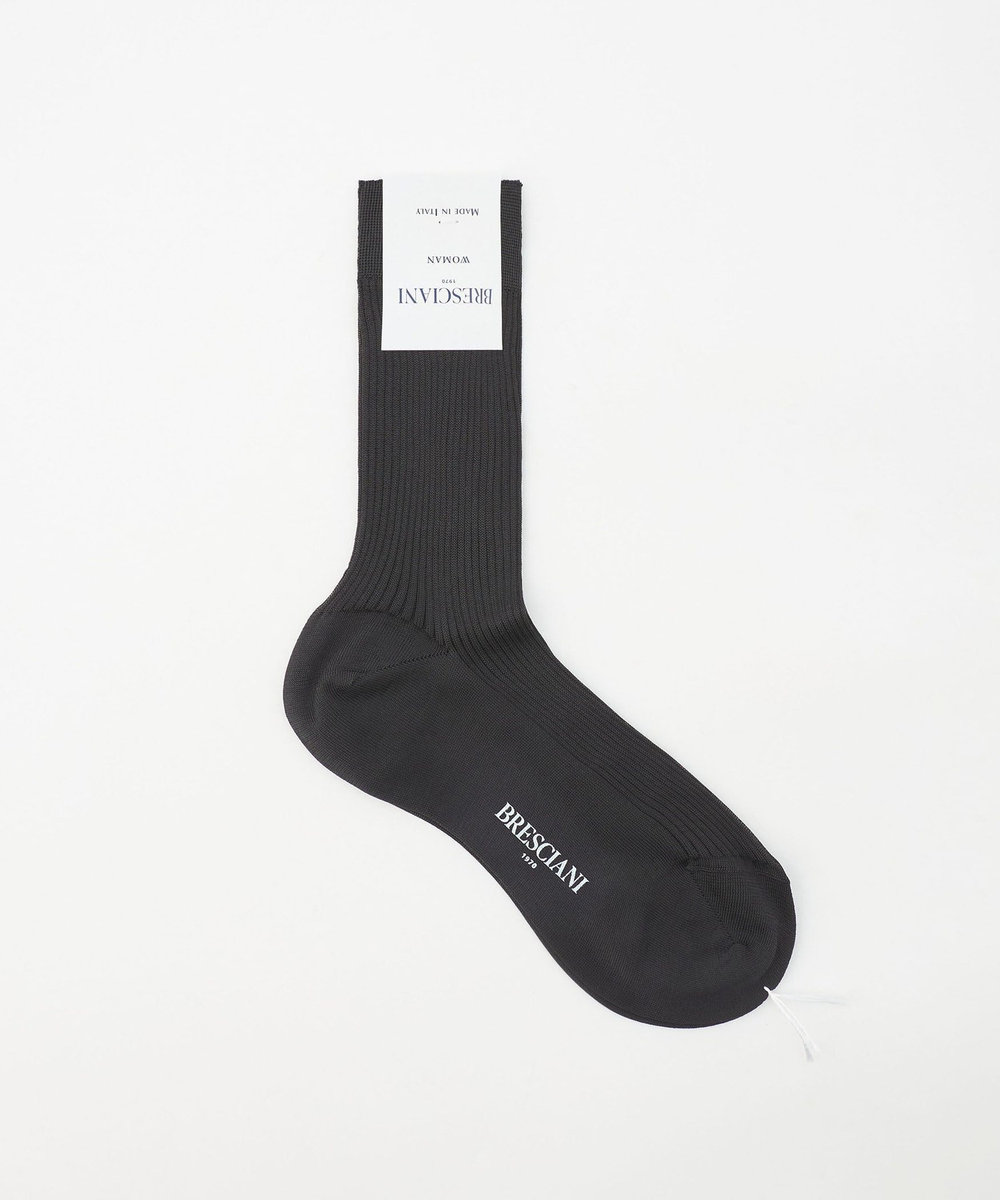 unbilanc BRESCIANI シルクショートソックス グレー