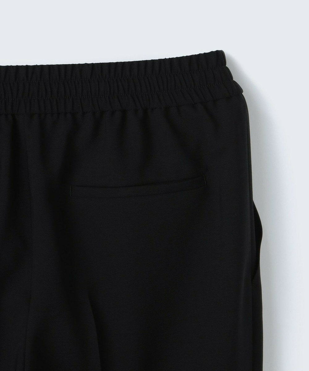 MOGA ナチュラルストレッチツイルテーパードパンツ ブラック