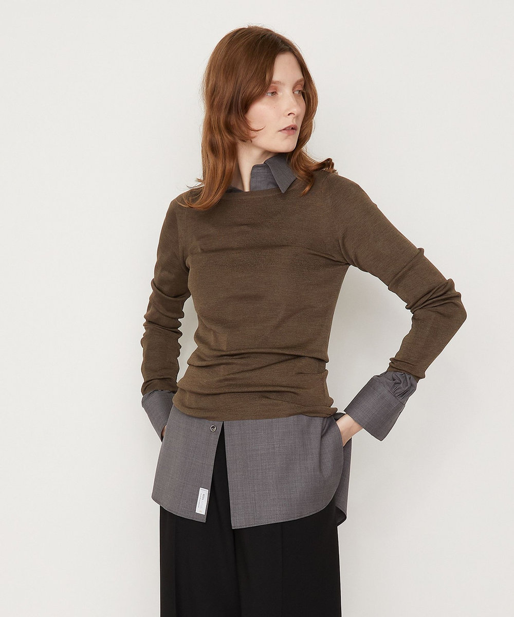 unbilanc セリカニット ブラウン