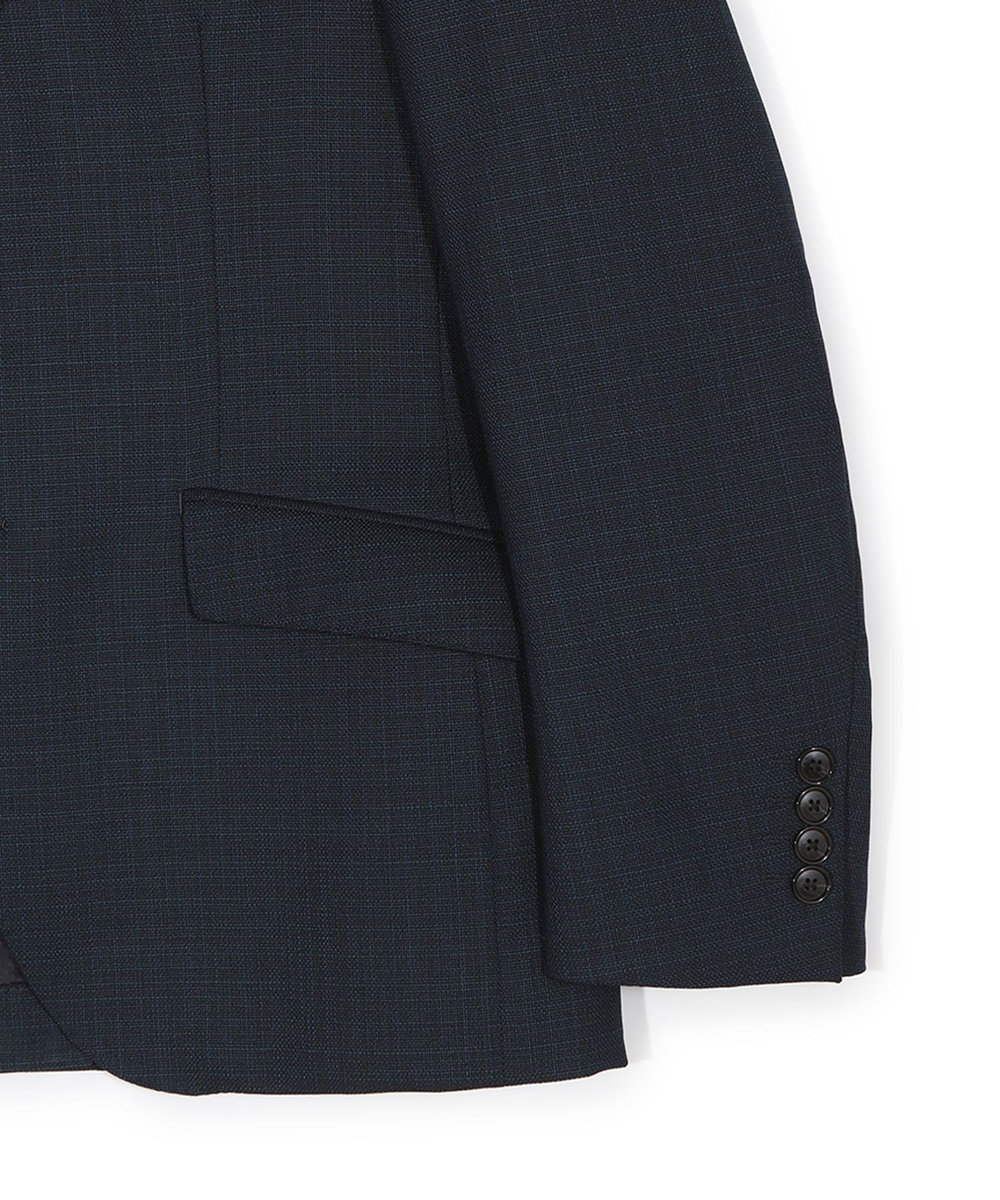 MEN'S BIGI ミックスヤーン/ホップサックテーラードジャケット グリーン