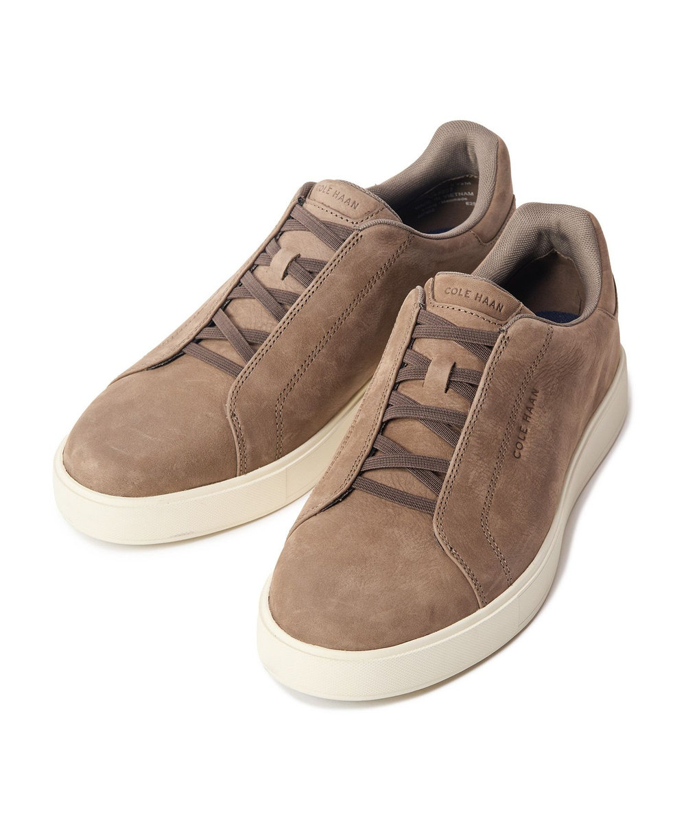 MEN'S BIGI 【COLE HAAN/コールハーン】MEN'S BIGI限定 GRANDPRO Luxe Slip-On Sneakers スニーカー ブラウン