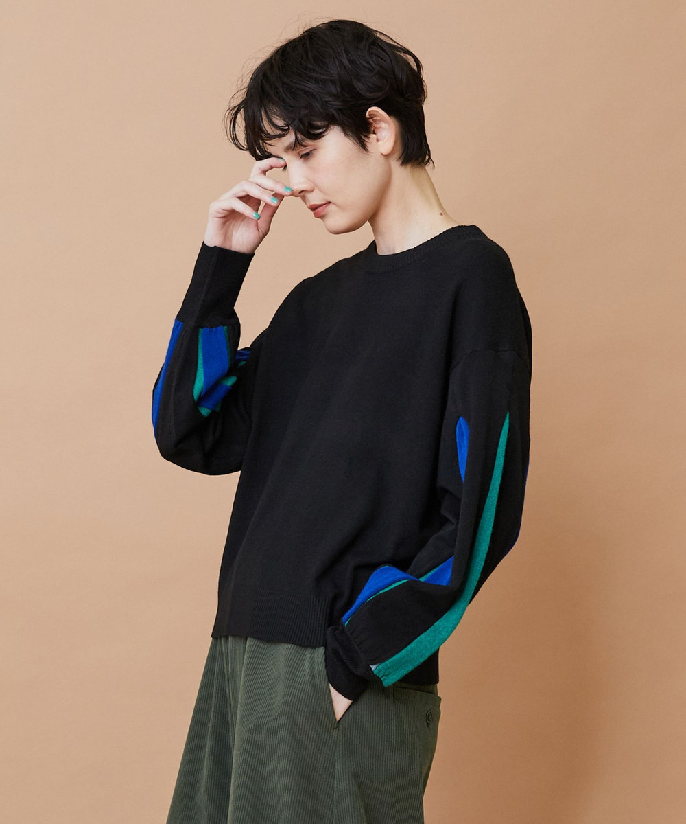 FRAPBOIS ボックスニット ブラック