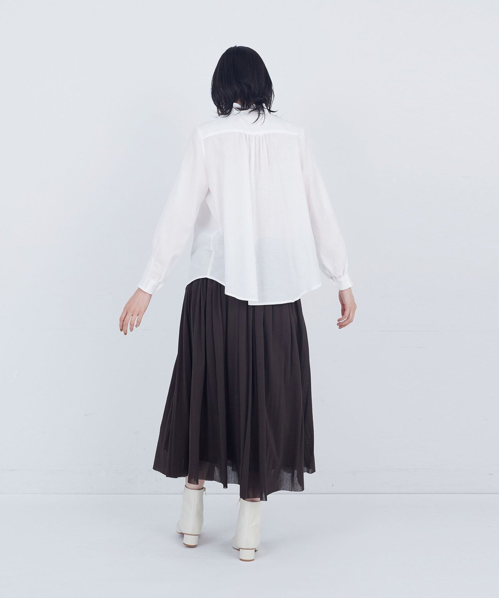 ADIEU TRISTESSE フリルカラーブラウス オフホワイト
