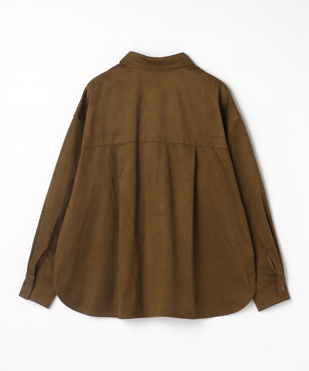 1er Arrondissement フェイクスエードシャツ キャメル