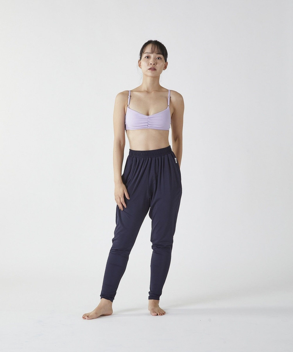 Julier YOGA FITバンドゥブラトップ/パット付き・UVカット・吸汗速乾・ホットヨガ対応・水着・水陸両用 ラベンダー