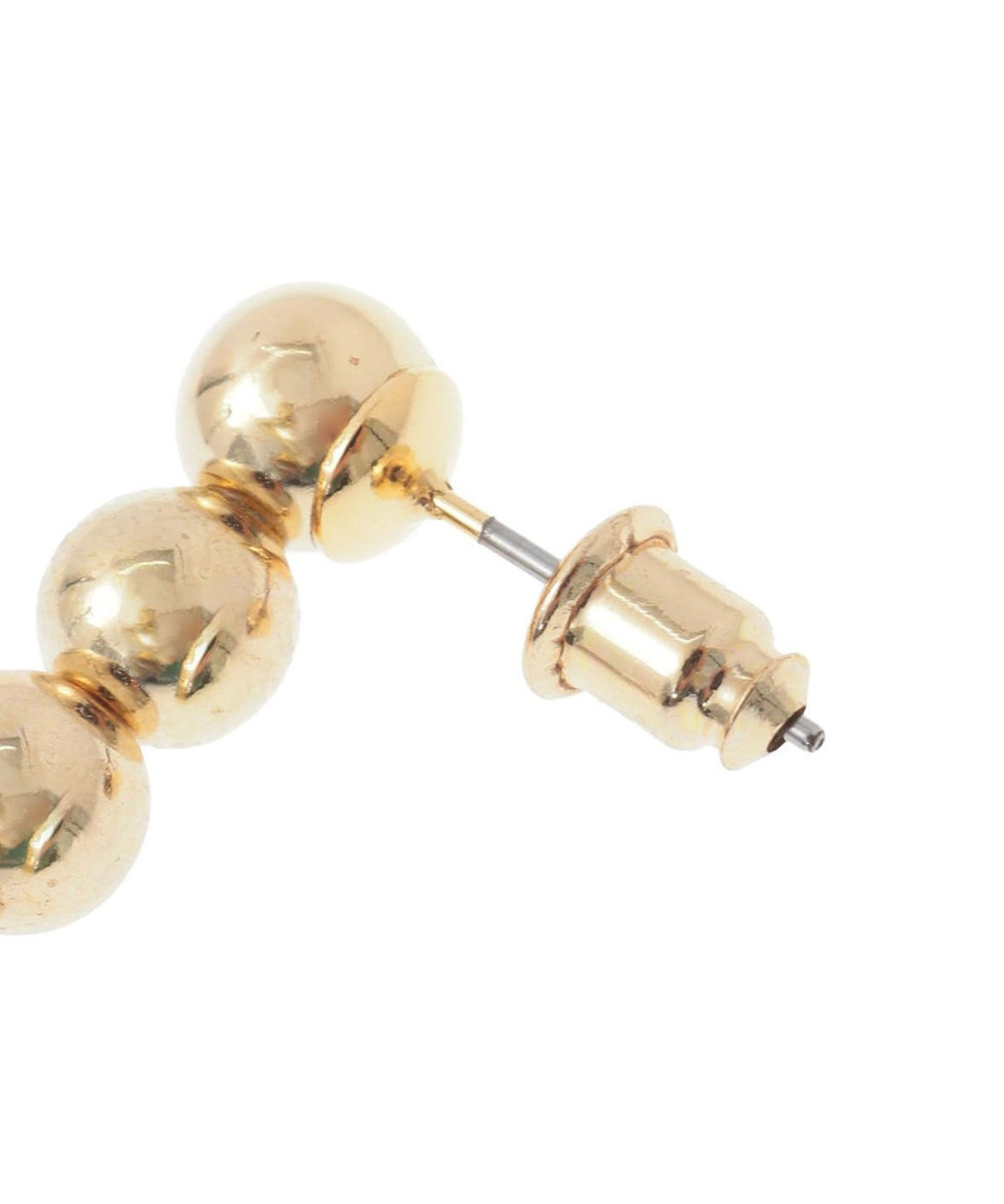 1er Arrondissement ＜Bijou R.I (ビジューアールアイ)＞メタリック×パールピアス（両耳） ゴールド