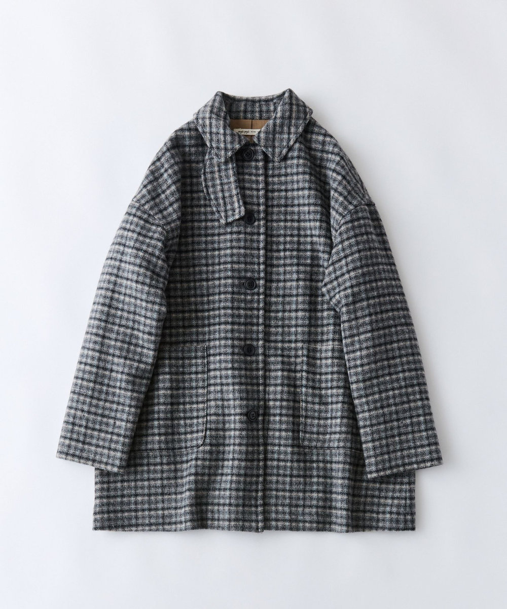 congés payés ADIEU TRISTESSE ウールシャギーハーフコート グレー系その他