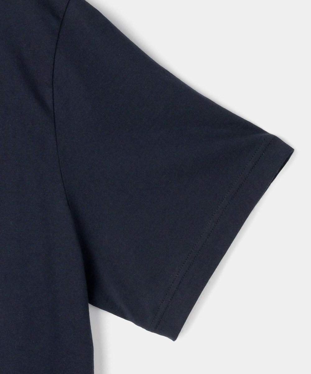 L'EQUIPE Lサイズ（大きいサイズ） 【大きいサイズ】フラワーエンブロイダリーTシャツ ネイビー