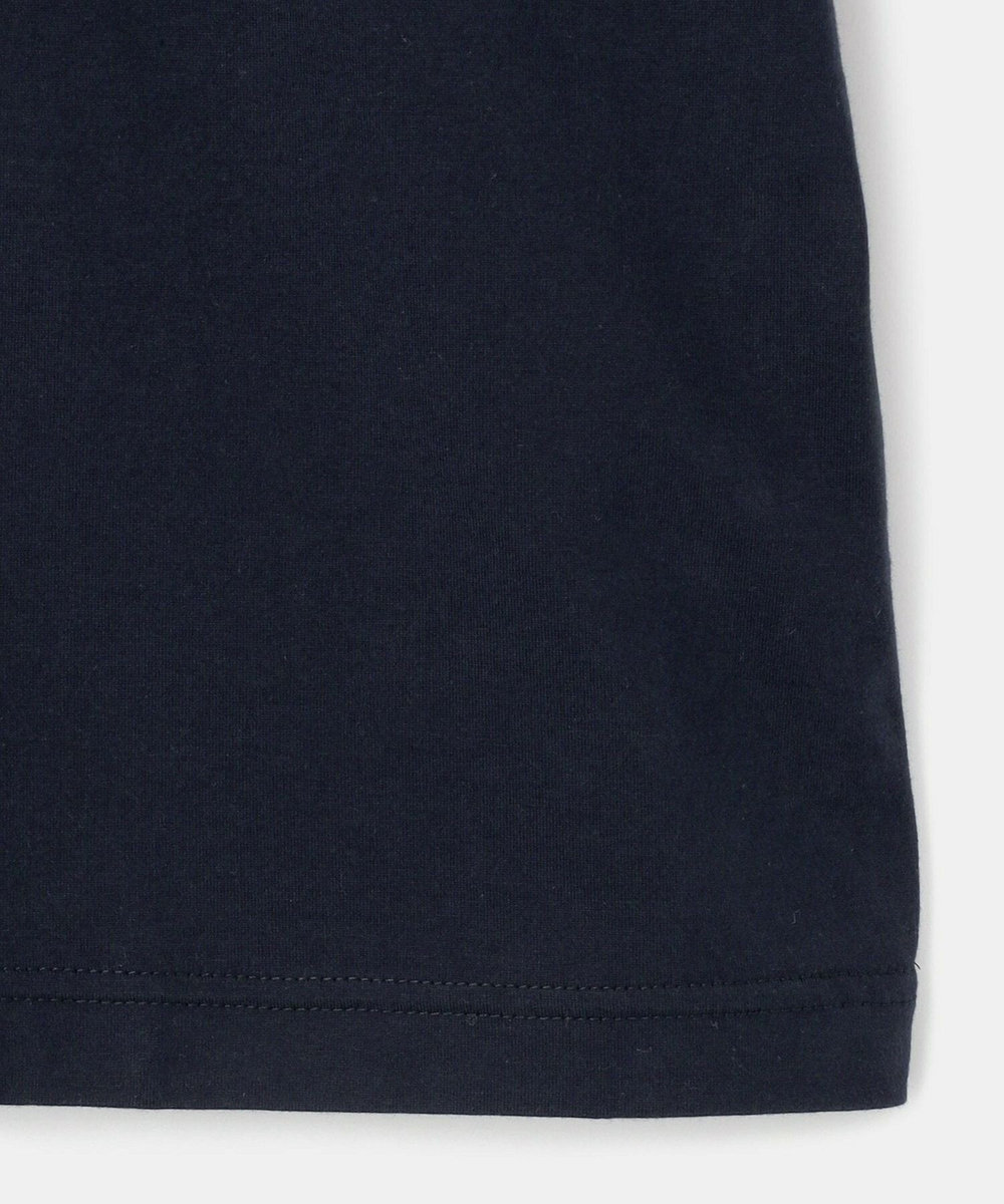L'EQUIPE Lサイズ（大きいサイズ） 【大きいサイズ】フラワーエンブロイダリーTシャツ ネイビー