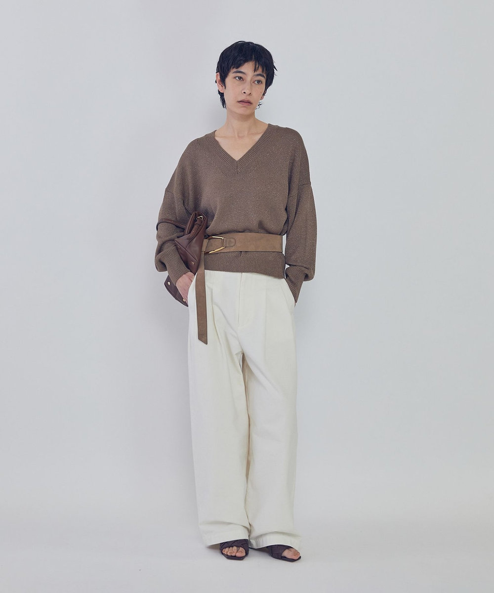 1er Arrondissement ＜ATELIER AMBOISE (アトリエ アンボワーズ)＞スエードベルト キャメル