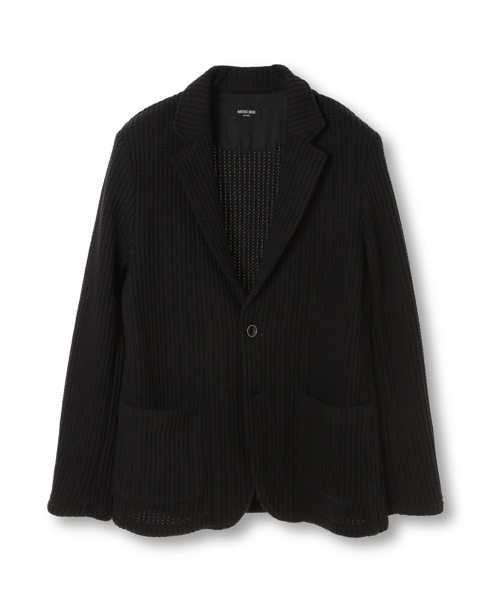 MEN'S BIGI オニワッフルジャケット ブラック