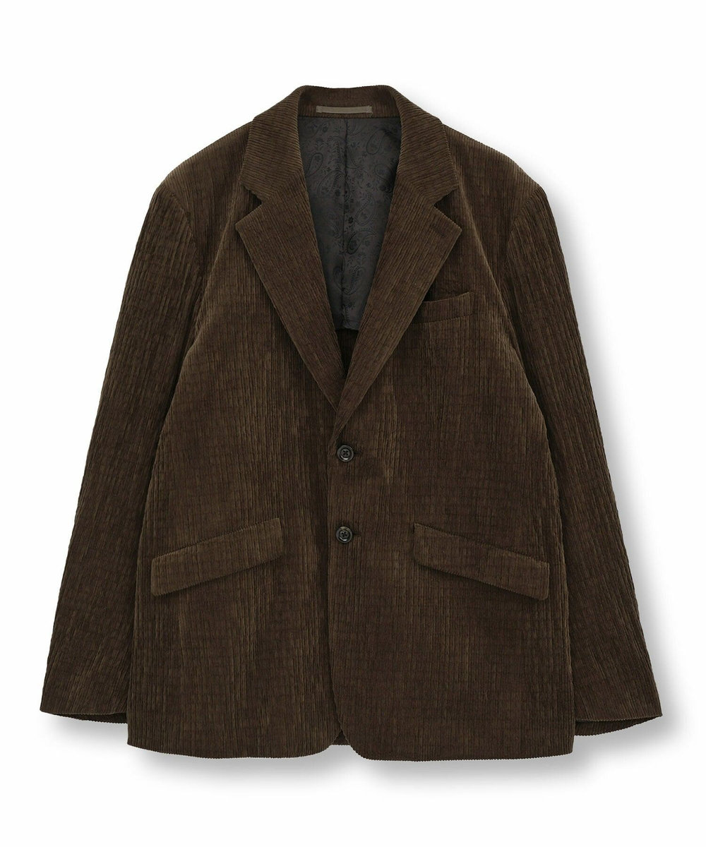 MEN'S BIGI シャーリングコーデュロイジャケット＜ストレッチ＞ ブラウン