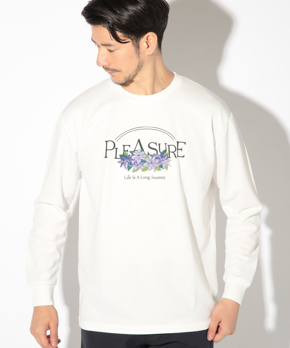 UNION STATION リサイクルポリエステルポンチロンT/デザインTシャツ ホワイト
