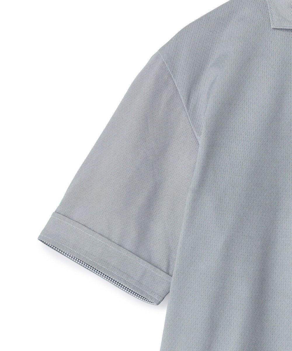 MEN'S BIGI ドットメッシュジャージカッタウェイポロシャツ＜通気性、接触冷感＞ グレー
