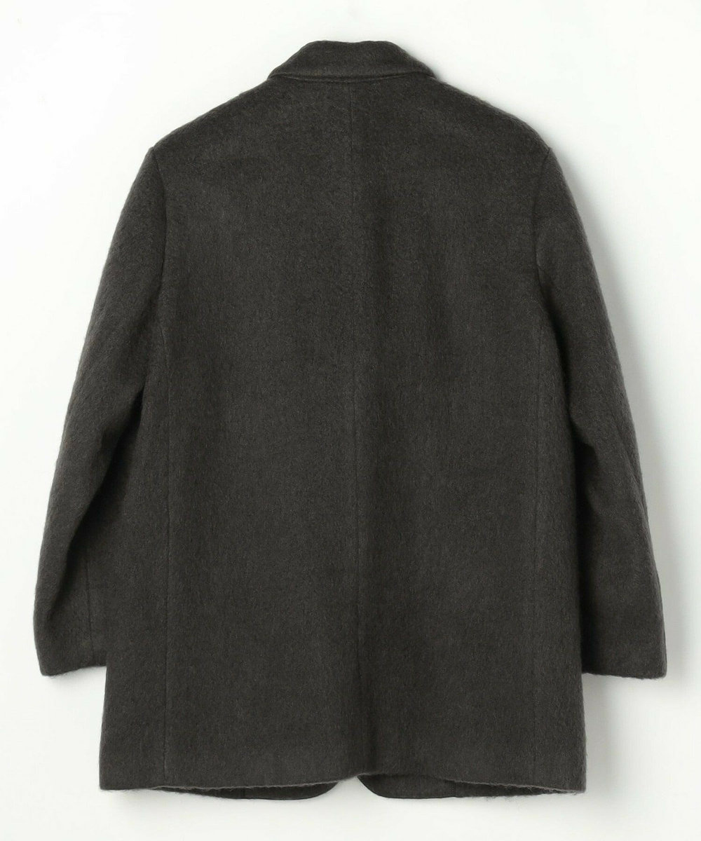 feerique feerique モヘアシャギーテーラードコート チャコールグレー