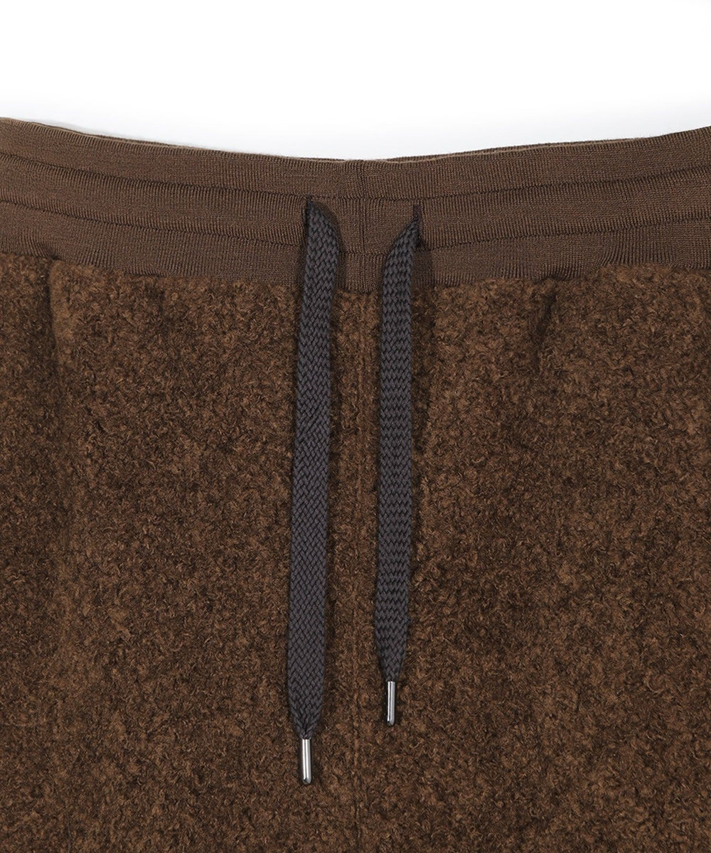 MEN'S BIGI 【50th Anniv . 菊池武夫】WOOL BOA SHORT PANTS ブラウン