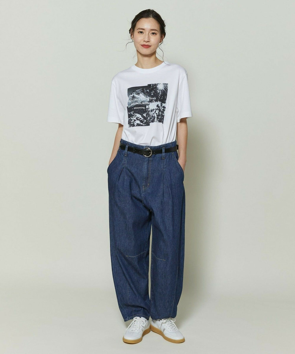 L'EQUIPE GREEN リサイクルデニムパンツ インディゴブルー