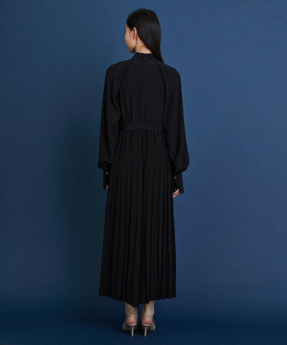 L'EQUIPE COUTURIER シルクデシン16匁ワンピース ブラック