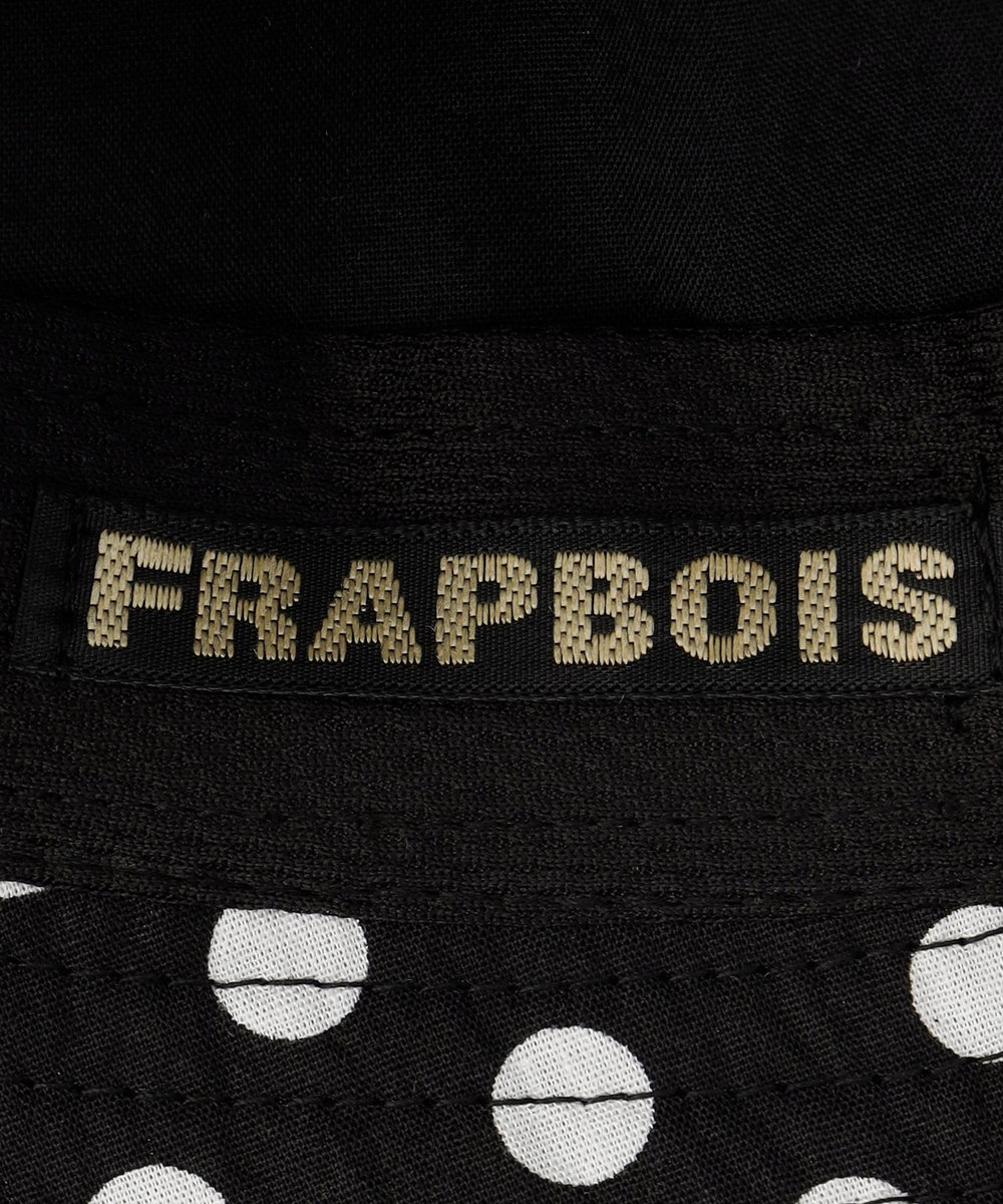 FRAPBOIS ドットドットバケット ハット ブラック