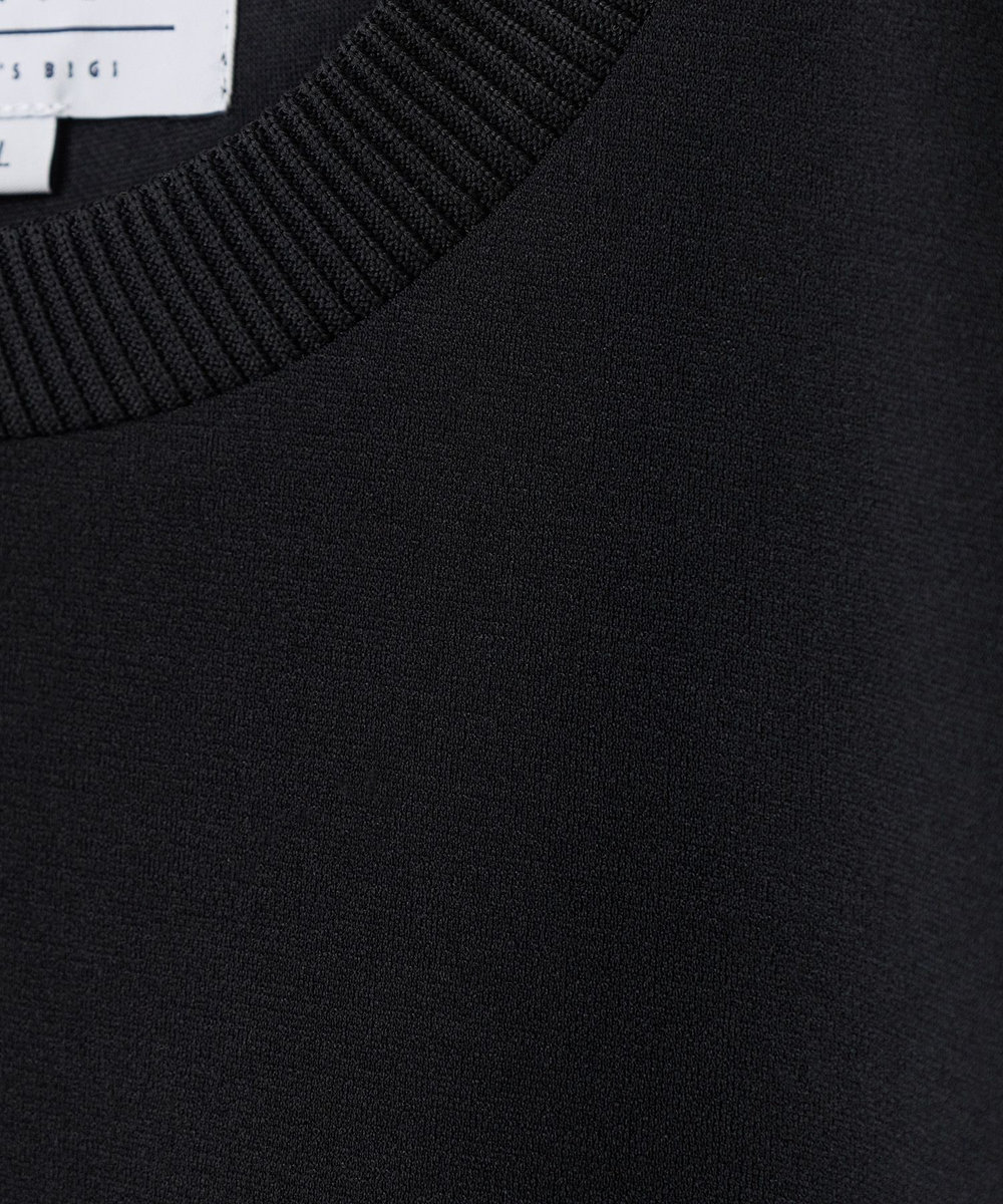 UNION STATION 梨地ポンチポケットTシャツ＜ストレッチ・マシンウォッシャブル＞ ブラック