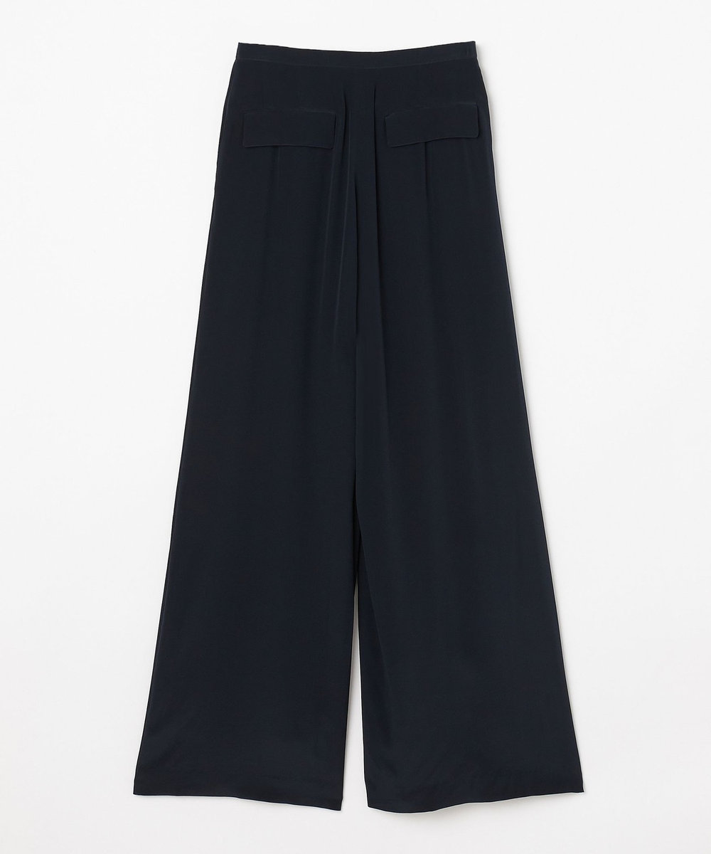 L'EQUIPE COUTURIER シルクデシンパンツ ダークネイビー