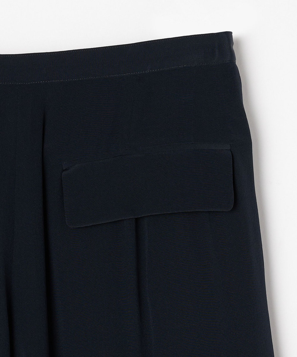 L'EQUIPE COUTURIER シルクデシンパンツ ダークネイビー